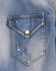 Dsquared2 Boys Denim Shirt Blue