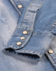 Dsquared2 Boys Denim Shirt Blue