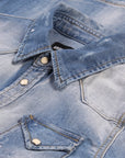 Dsquared2 Boys Denim Shirt Blue