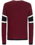 Dsquared2 Men's Caten Logo Knitted Jumper Burgundy