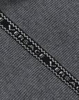 Young Versace Boys Tape Logo Knitted Jumper Grey