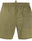 Dsquared2 Men's Stripe Logo Shorts Khaki