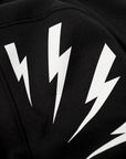 Neil Barrett Men's Lightning Hoodie Black