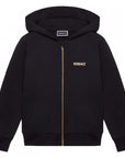 Versace Boys Zip Hoodie Black