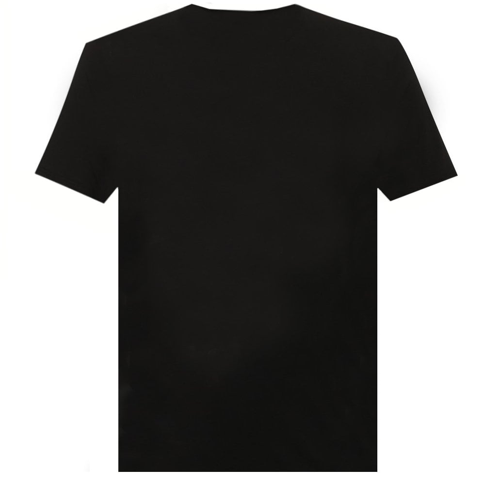 Neil Barrett Men&#39;s Who Knew Logo T-shirt Black