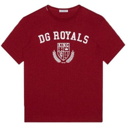 Dolce &amp; Gabbana Boys DG Royals T-Shirt Red