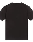 Dolce & Gabbana Boys Star Gold T-shirt Black