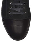 Lanvin Men's DBBI Suede Calfskin Sneaker Black