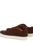 Lanvin Men's DBB1 Suede Calfskin Sneaker Brown