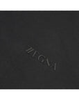 Z Zegna Men's Zip Hoodie Black