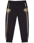 Versace Boys Medusa Joggers Black