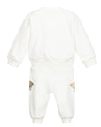 Versace Boys Logo Tracksuit White