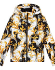 Versace Boys Acanthus Jacket Multi-Coloured