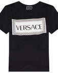 Versace Boys Logo T-shirt Black