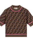 Fendi Girls Knit Sweater