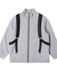 Fendi Boys Zip Top With 3D Backpack Print Grey