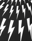 Neil Barrett Mens Fair Isle Thunderbolt T-shirt Black