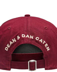 Dsquared2 Men's Patch Logo Cap Burgundy