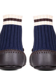 Fendi Unisex Baby Monogram Ballerina Slip-On Sock Shoes Navy