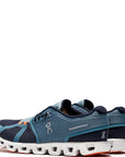 On Running Mens Cloud 5 Plush Running Shoe Blue