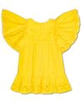 Stella McCartney Girls Flower Dress Yellow