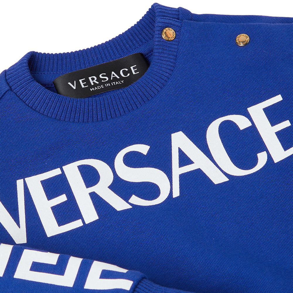 Versace sweatshirt blue sale