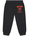 Moschino Boys Milano Logo Tracksuit Black