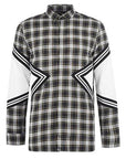 Neil Barrett Men's Chequered Shirt Black