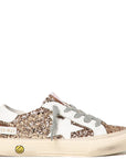 Golden Goose Girls May Glitter Sneakers Gold