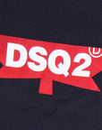 Dsquared2 Boys DSQ2 Logo T-shirt Navy