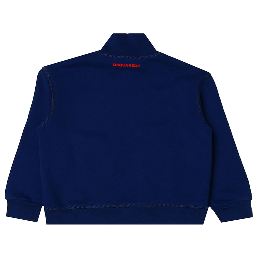Dsquared2 Baby Boys Zip Sweater Blue