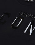 Dsquared2 Boys Logo-Print Short-Sleeved T-Shirt Black