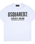 Dsquared2 Boys Cotton T-shirt White