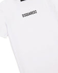 Dsquared2 Boys Logo Print T-shirt White