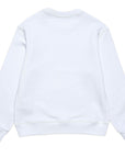 Dsquared2 Boys Ceresio Milano Logo Print Sweater White