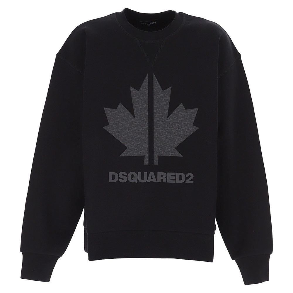 Dsquared maple leaf clearance sweatshirt