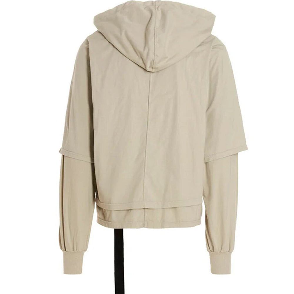 DRKSHDW | HUSTLER HOODIE NATURAL (RN) フーディ Rick Owens DRKSHDW Mens Hustler Hoodie Cream – Maison Threads