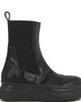 Rick Owens DRKSHDW Mens Beatle Abstract Boots Black