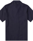 Maison Margiela Mens Short Sleeve Shirt Navy