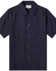 Maison Margiela Mens Short Sleeve Shirt Navy