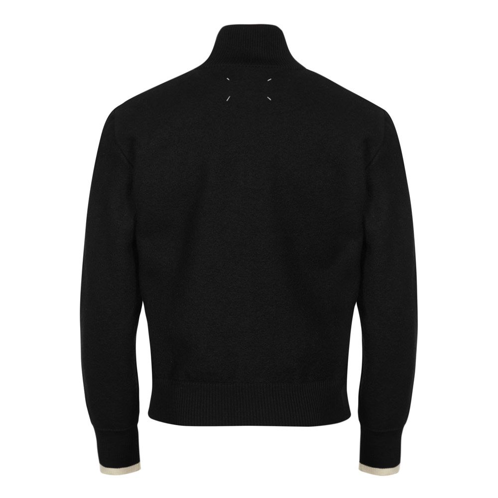 Maison Margiela Half-zip Wool Jumper Black – Maison Threads Maison Margiela Half-zip Wool Jumper Black – Maison Threads