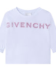 Givenchy Baby Girl Bandana Print T-shirt White