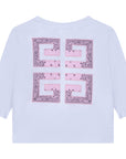 Givenchy Baby Girl Bandana Print T-shirt White