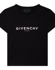 Givenchy Girls Reverse Logo T-shirt Black