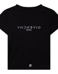 Givenchy Girls Reverse Logo T-shirt Black
