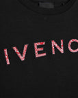 Givenchy Kids Unisex Bandana Print Sweater Black