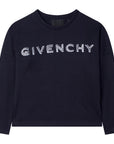 Givenchy Girls Swarovski T-shirt Black