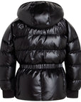 Givenchy Girls Puffer Jacket Black