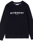 Givenchy - Boys Logo Print Sweatshirt Black