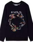 Givenchy - Boys black Graphic Print Sweater